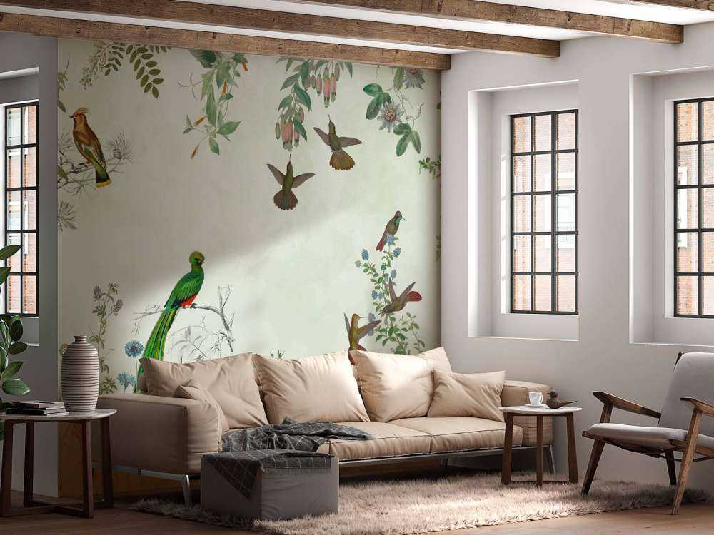 Fields Flower and Birds 24