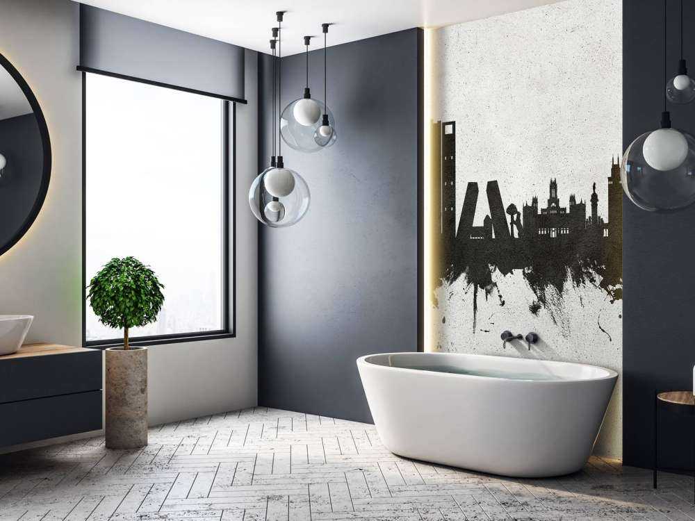 Akvarel skyline, Madrid