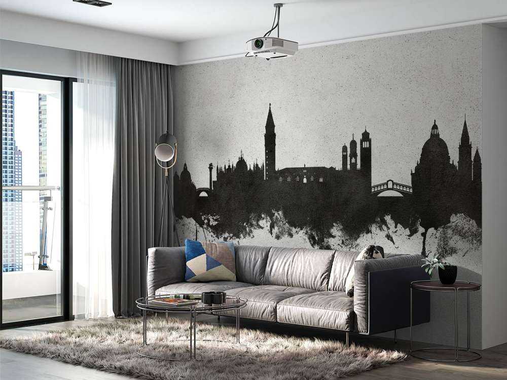 Akvarel skyline, Venedig