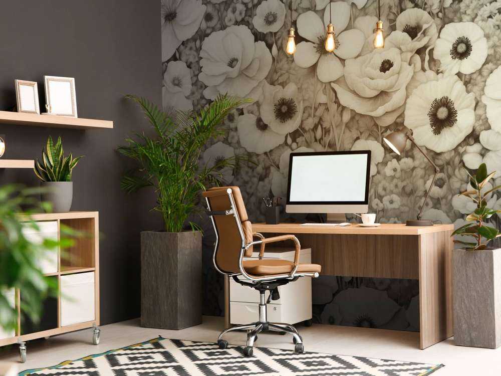 Poppy Tale Monokrom Mørkegrøn