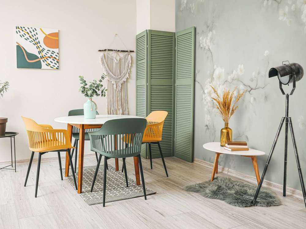 Skønne grene af blomster grøn