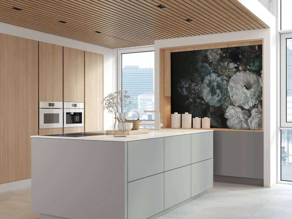 Bouquet med lilla blå