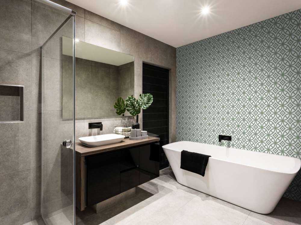 Mønster af cirkler og diamanter