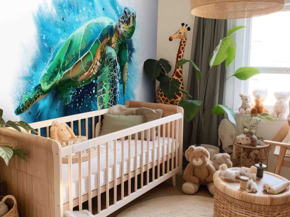 Signeret havskildpadde