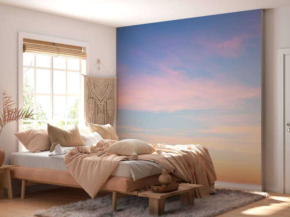 Himmel med bløde farver