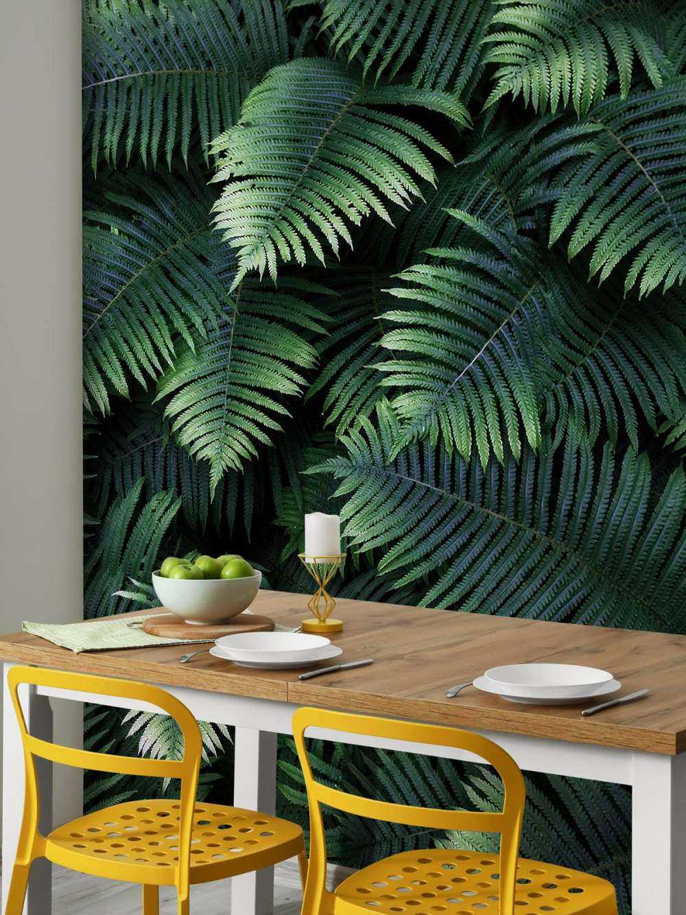 Stora palmblad