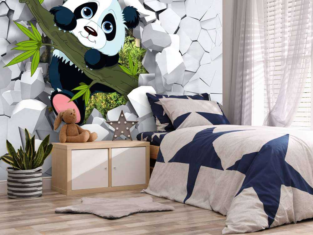 Söt pandabjörn