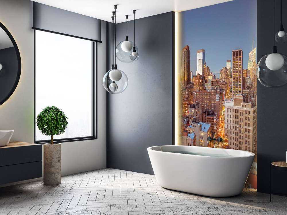 New York på kvällen