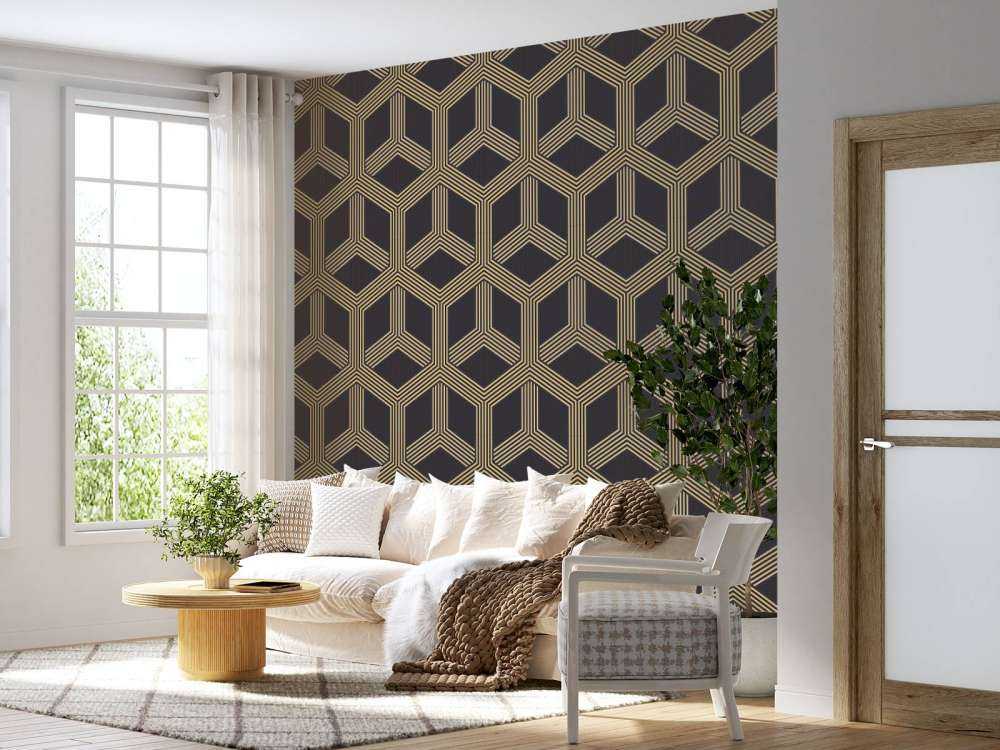 Illusionsmönster art deco