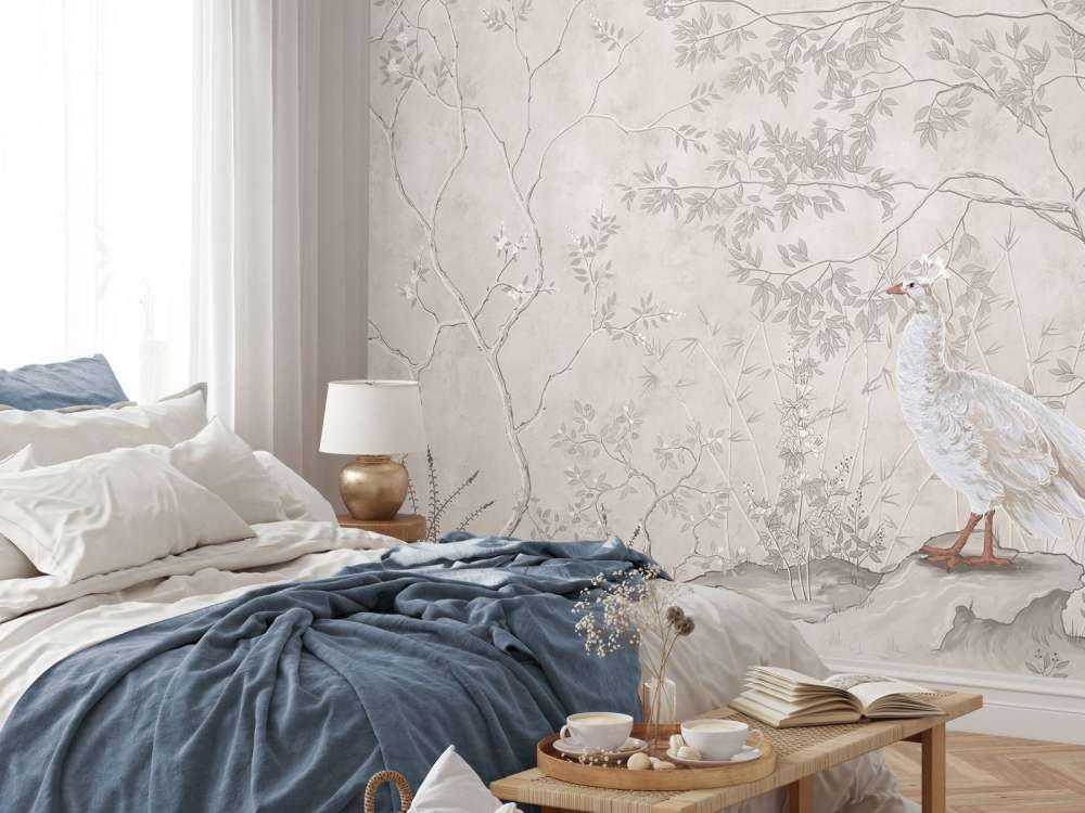 Påfåglar i trädet