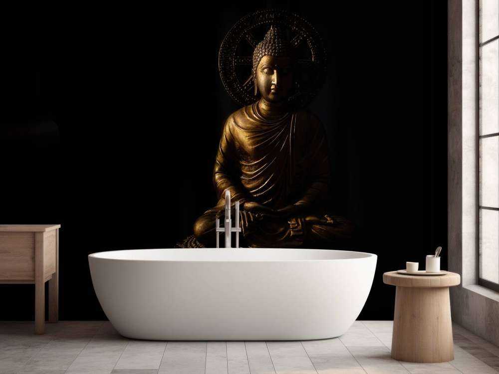 Isolerad Buddha