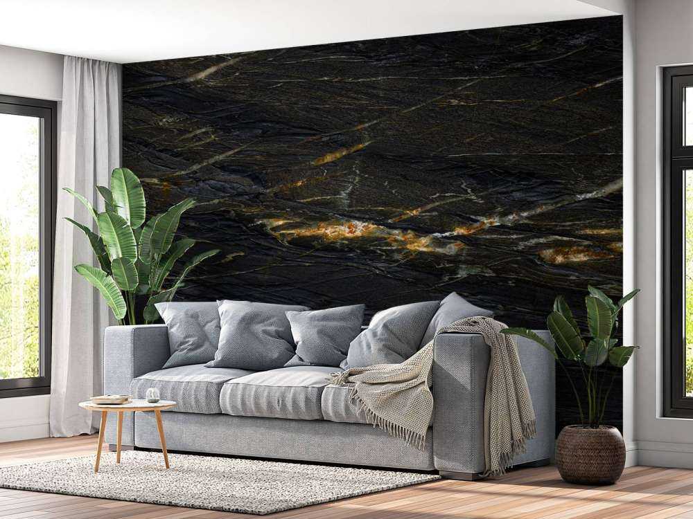 Mörkblå marmor