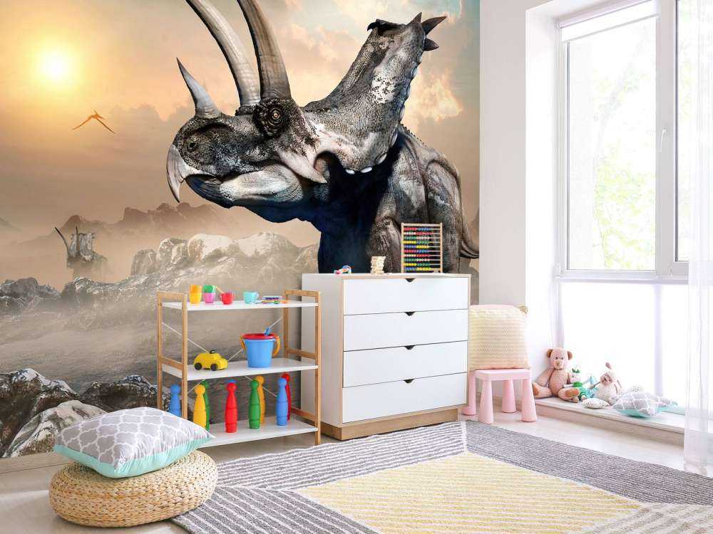 Dinosaurier i morgondimman