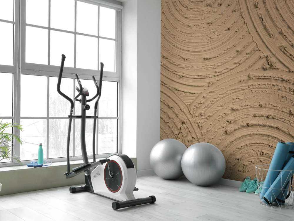 Zen cirklar grov struktur i guldbrunt