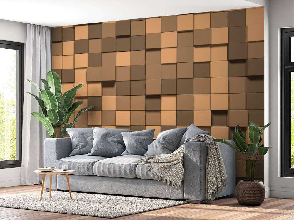 3D Minecraft-klossar av jorden