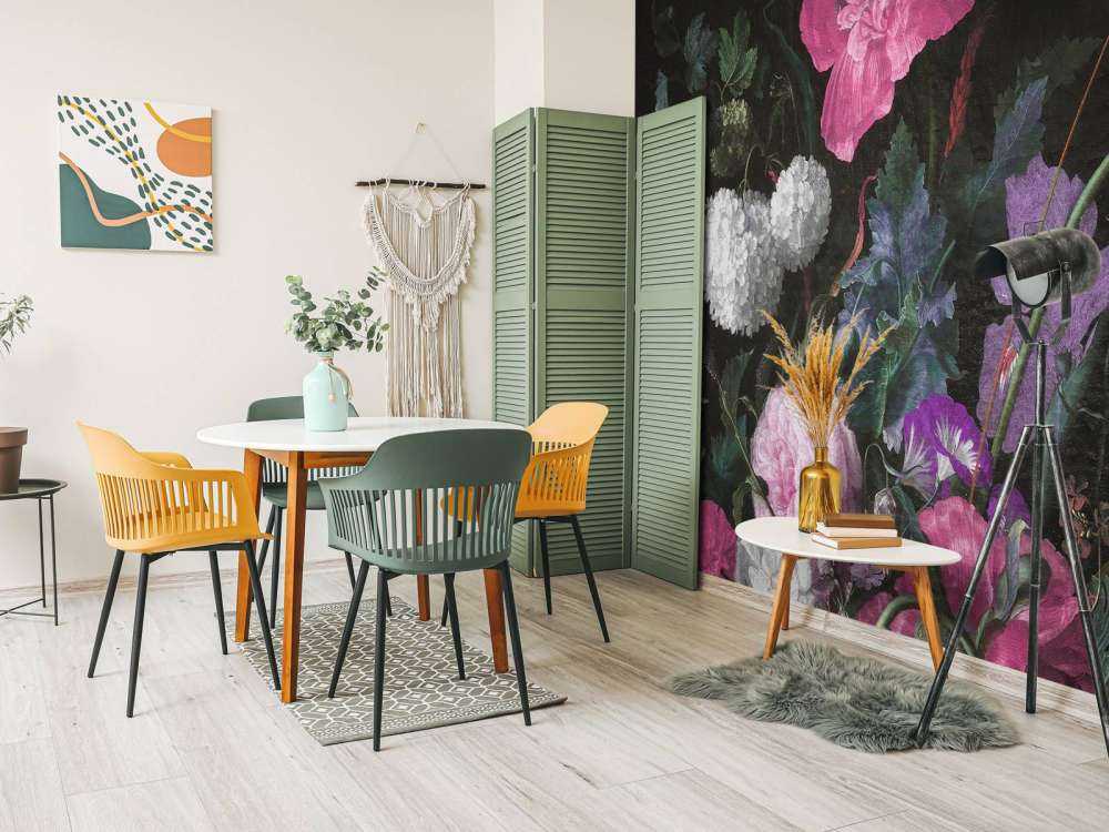 Stilleben med barockblommor - stämningsfull rosa