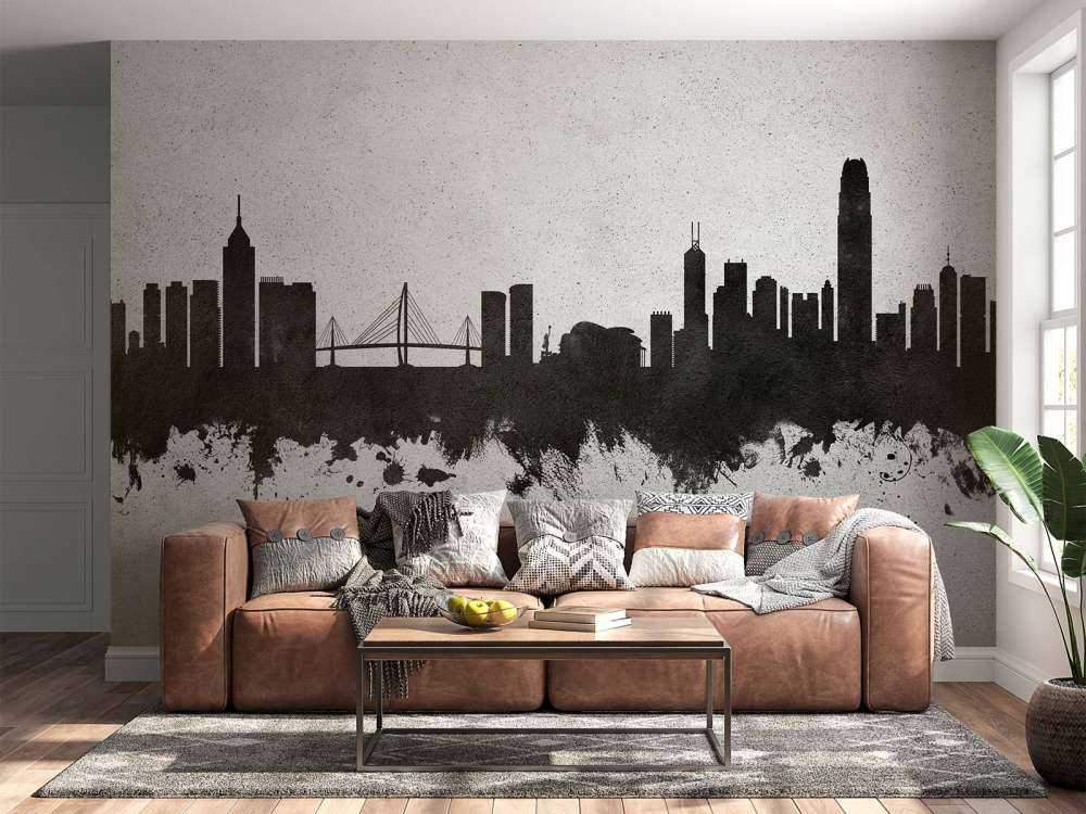 Akvarell silhuett, Hongkong