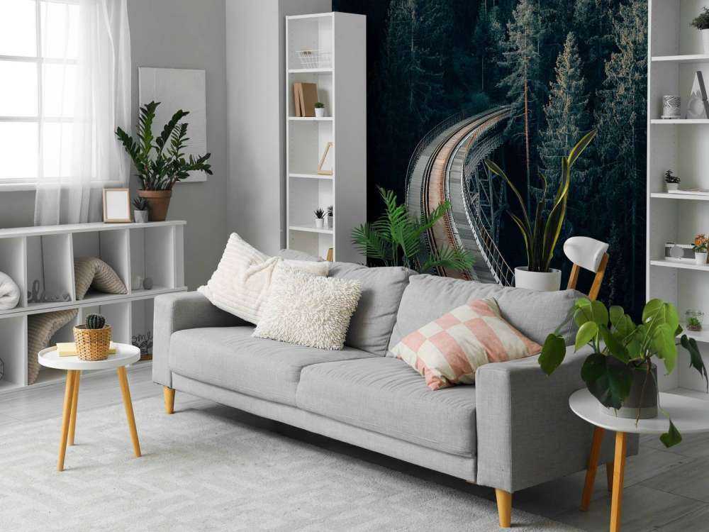 En gammal övergiven järnväg