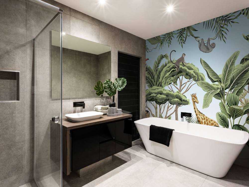 Mönster med djungeldjur