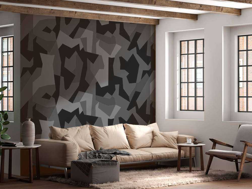 Grått mönster, mörkt