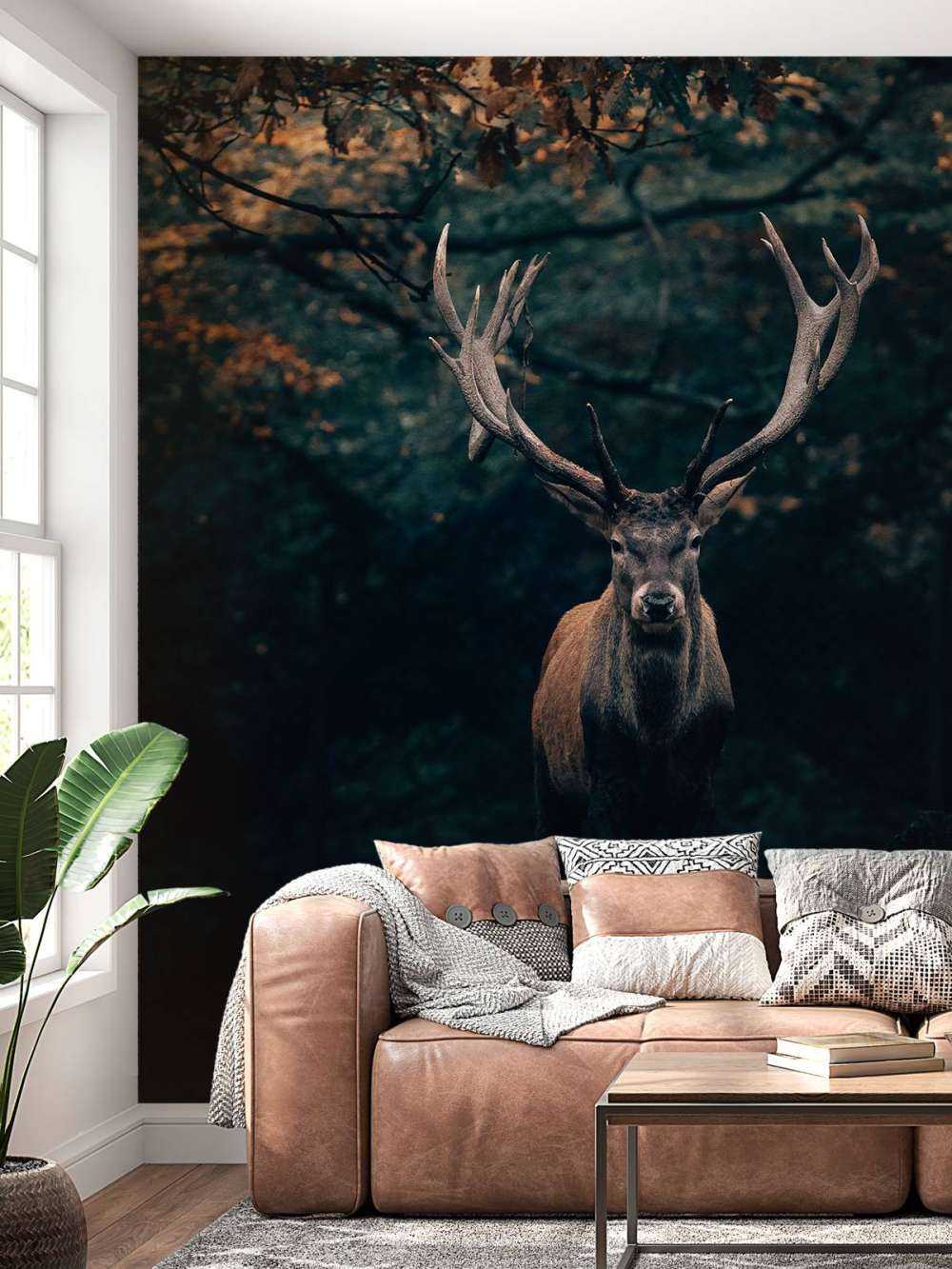 Dovhjort i skogen