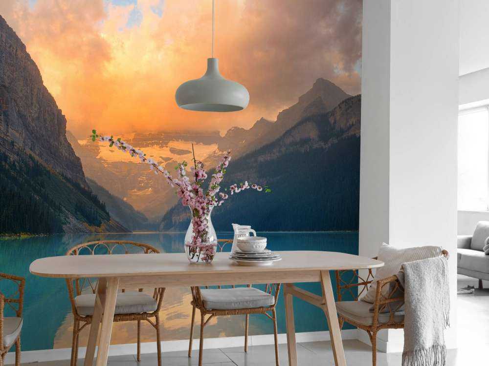 Bergsjö med ett tappningfilter