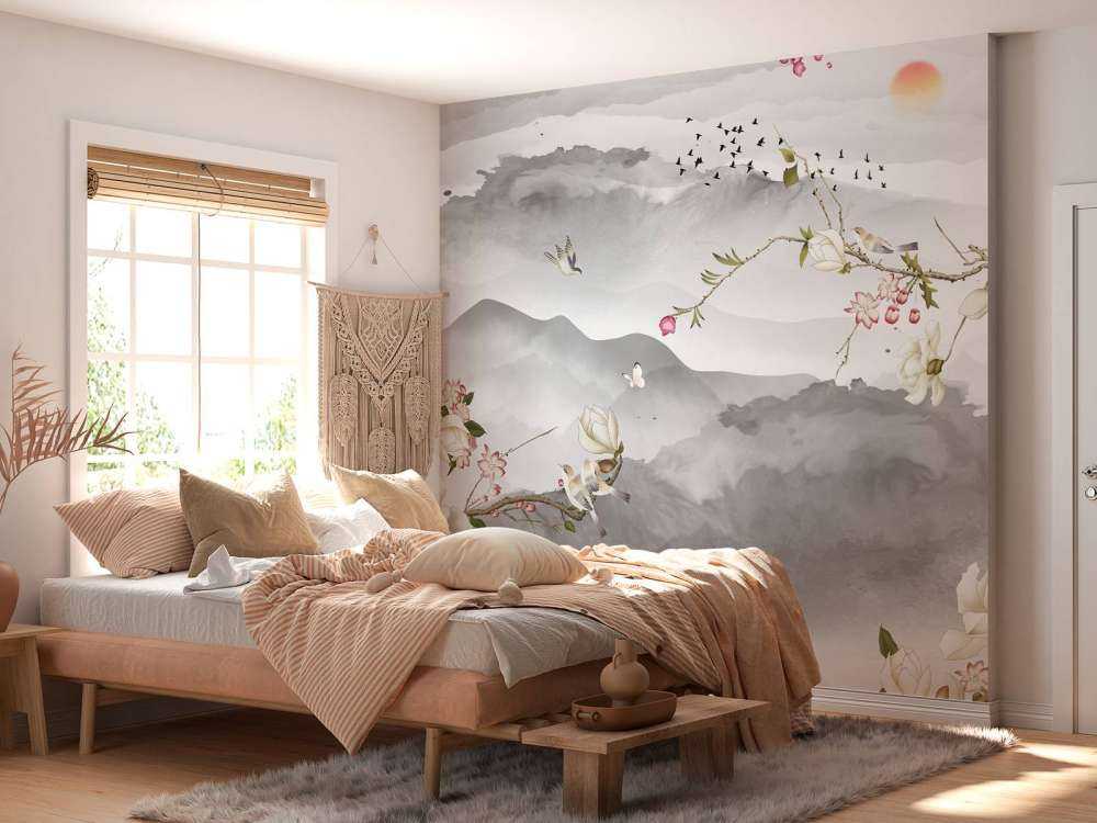 Gråa berg och kullar