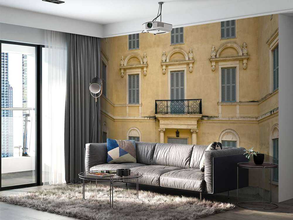 Gammal villa i Italien