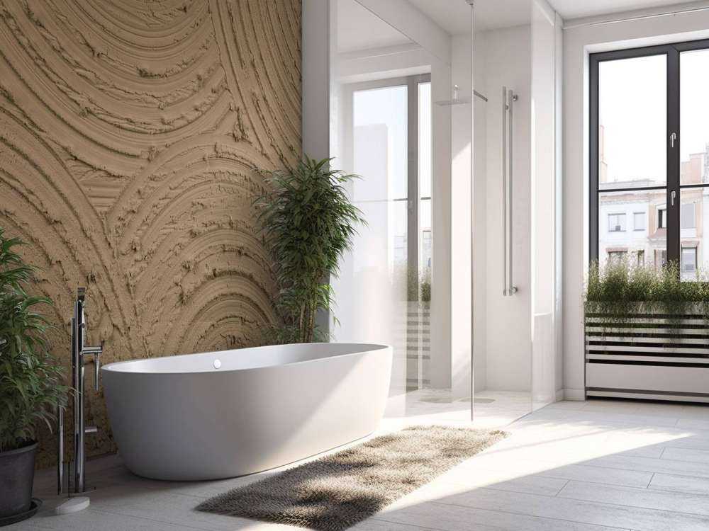 Zen cirklar grov struktur i guldbrunt