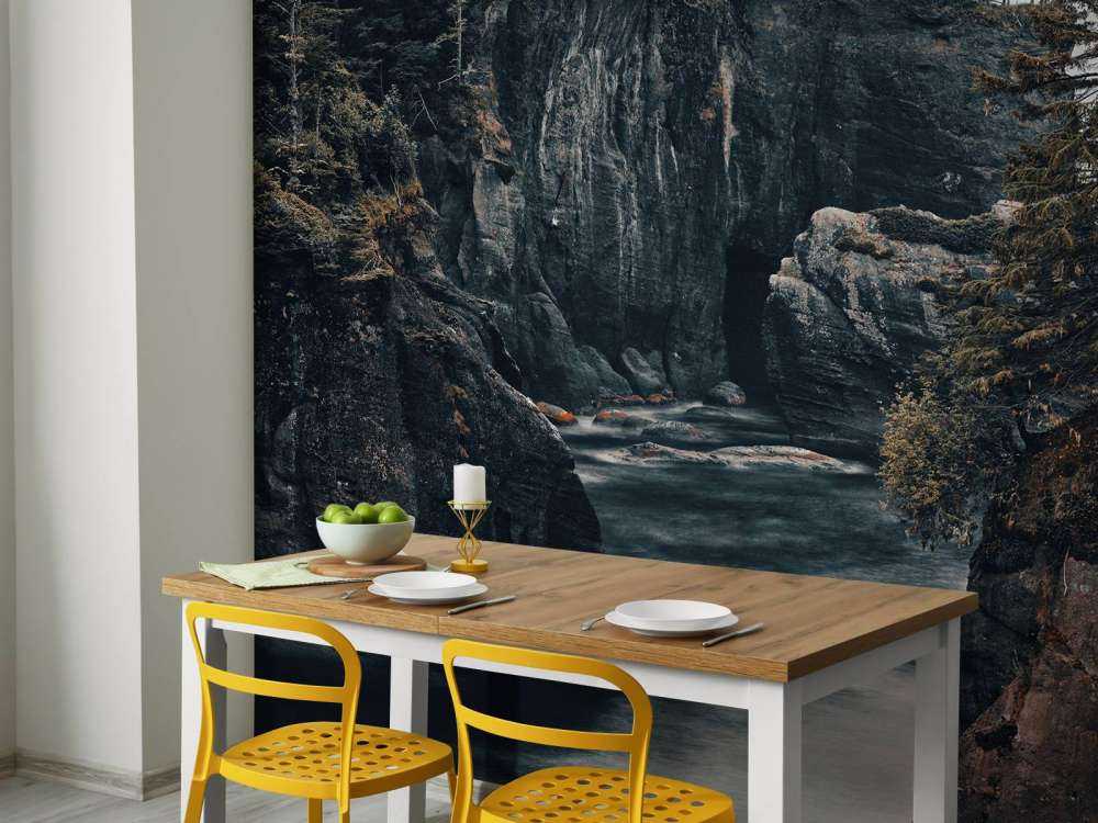 En vild natur vid kusten