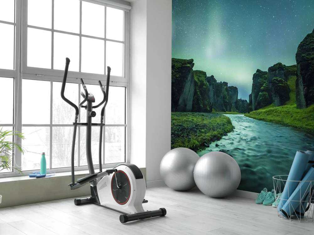 Norrsken ovanför bergen