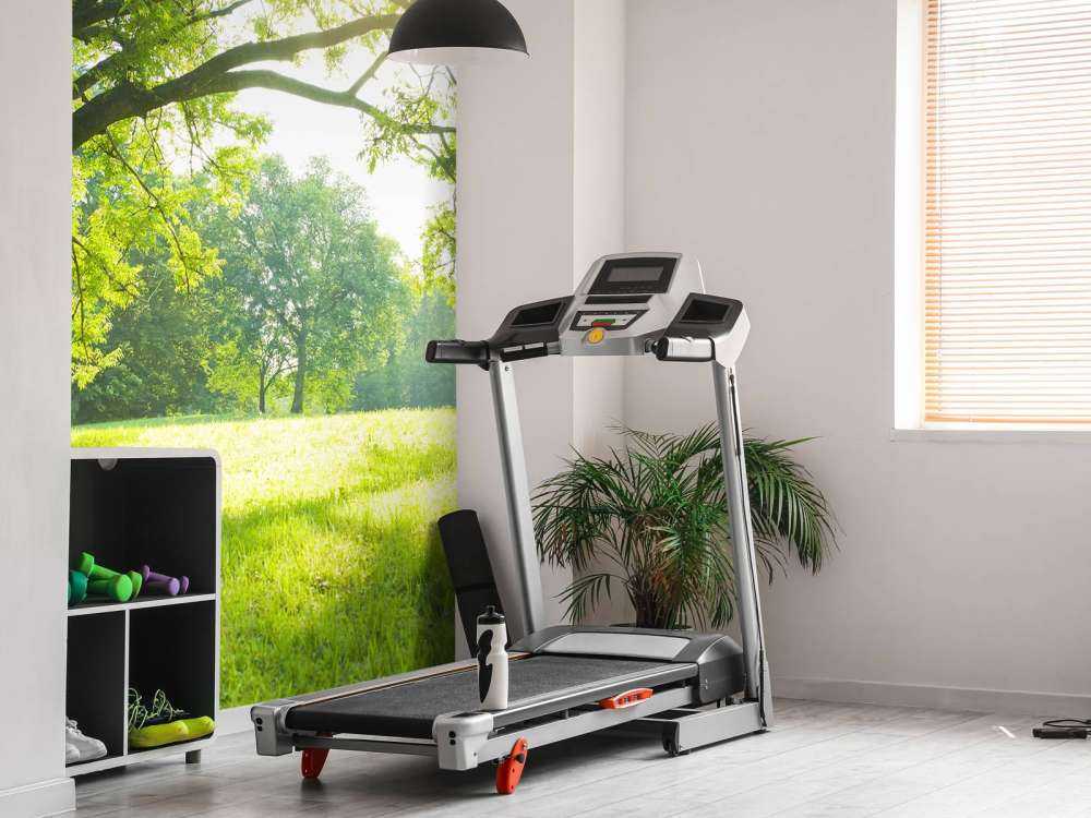 Härligt träd med grönt gräs