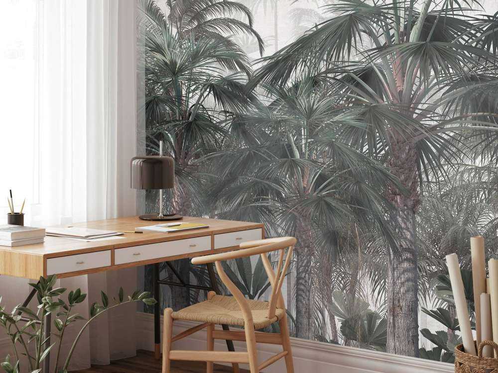 Skymnings Palm Serenitet