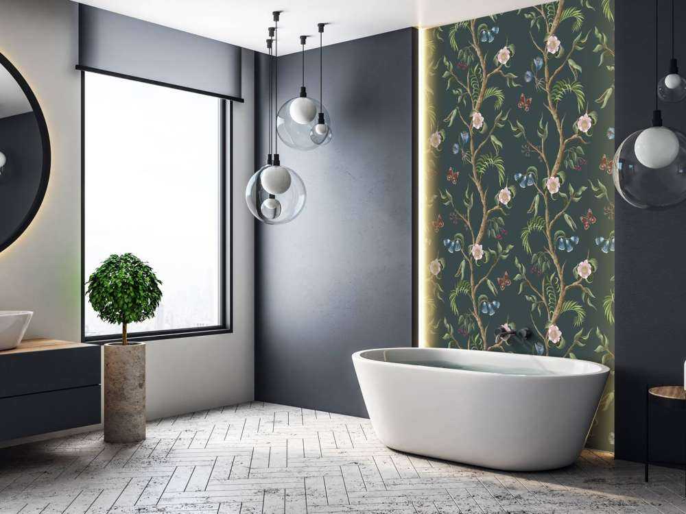 Mönster av blommande blommor