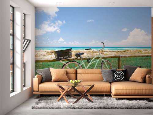 Cykel stranden