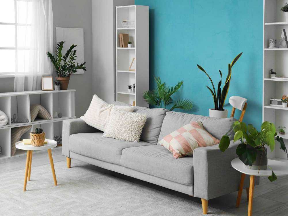 Månesten blå beton