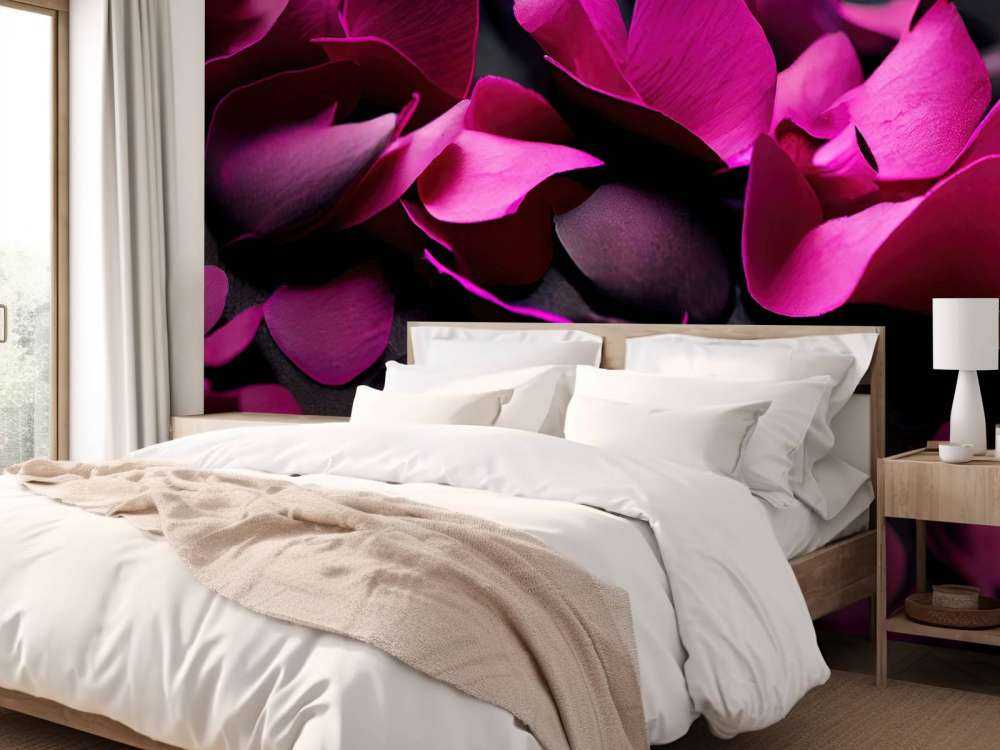 Mørk pink hortensia