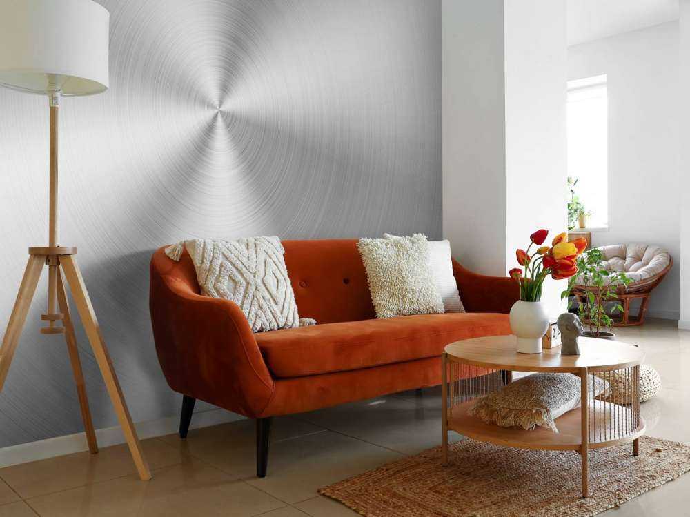 Radial metalstruktur