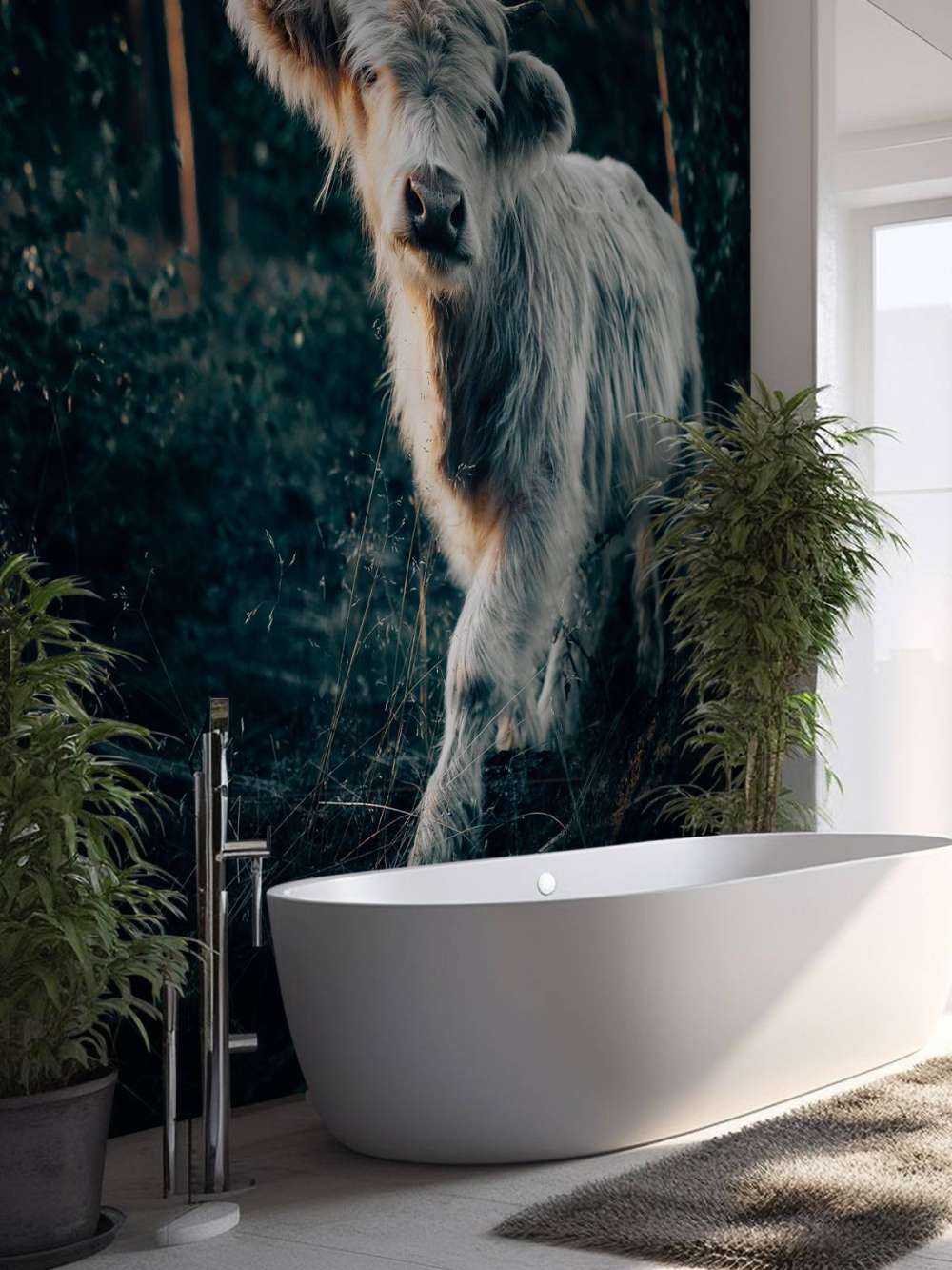 Skotsk highlander-unge