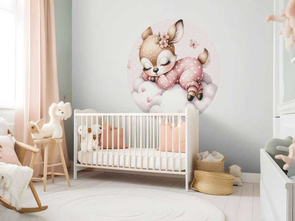 Sovende hjort på en sky