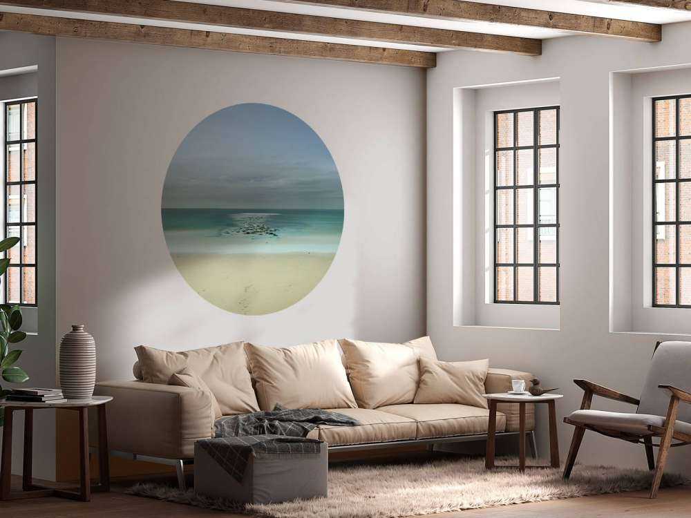 Roligt hav med måger