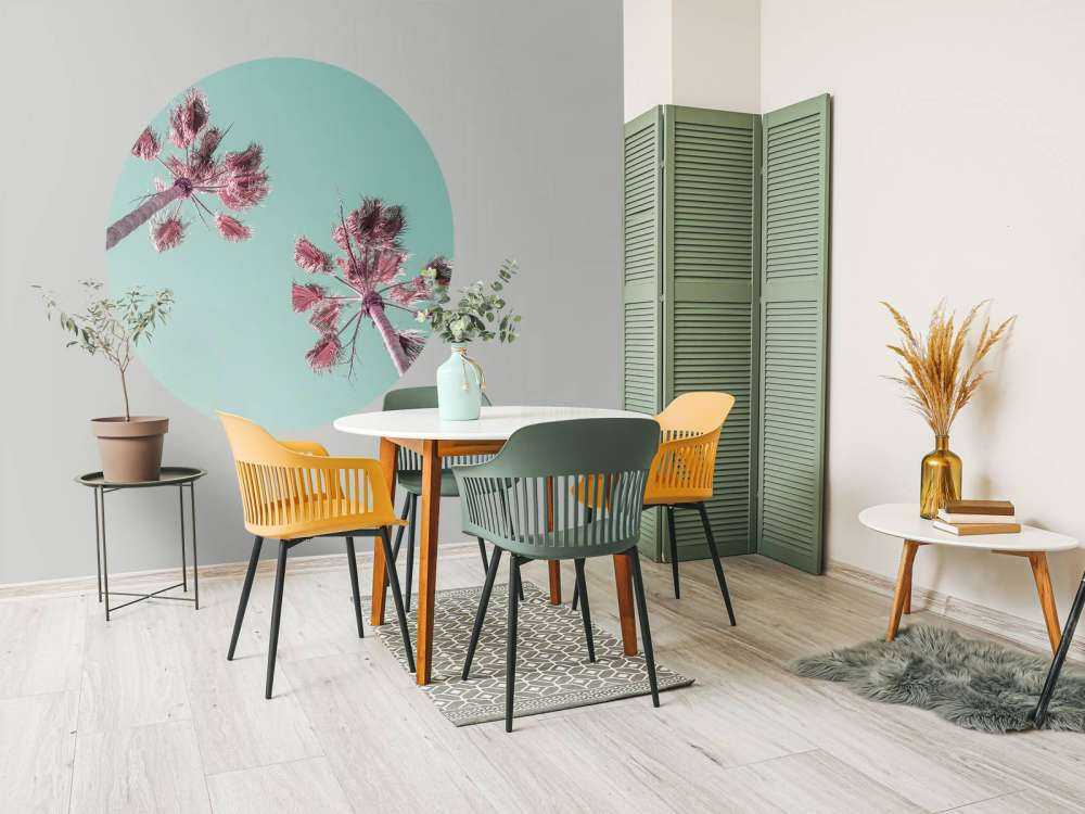 Palmetræer om sommeren