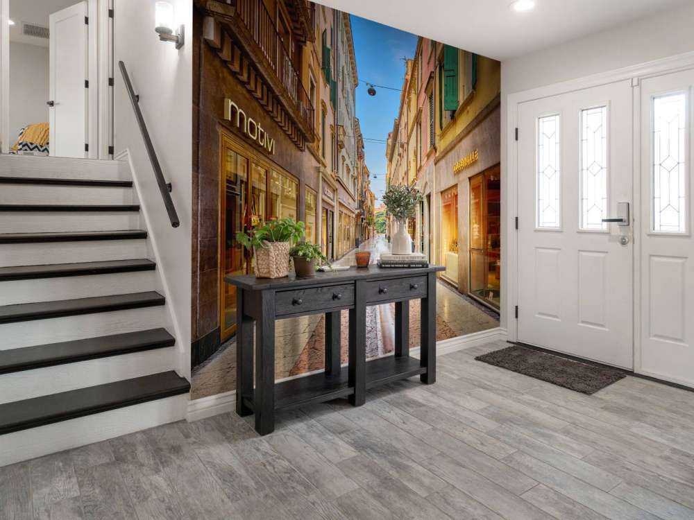 Butiksgade tidligt om morgenen