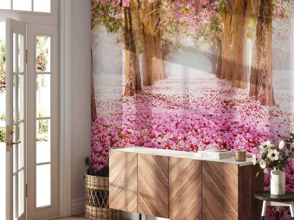 fototapet blomstre