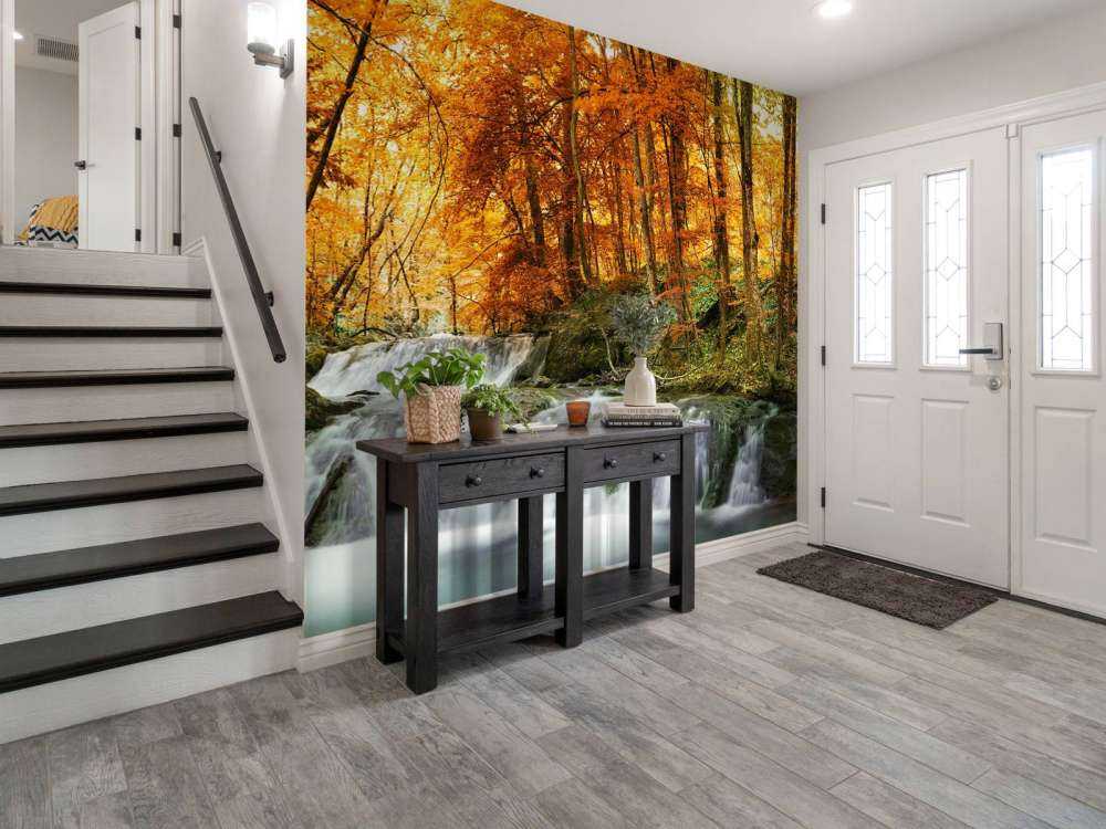 Vandfald om efteråret