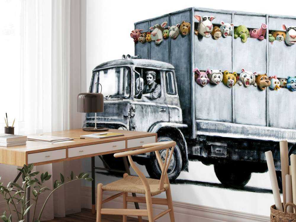 Banksy - Meat truck