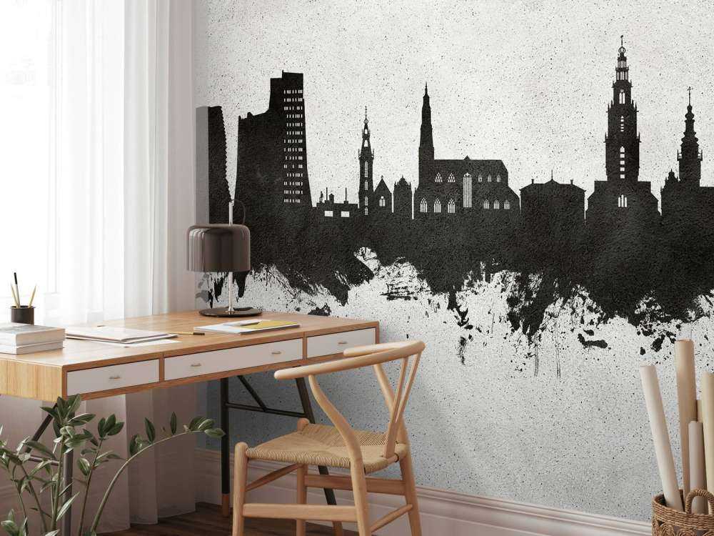 Akvarel skyline, Groningen