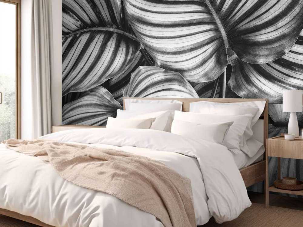 Plante med stripete blader