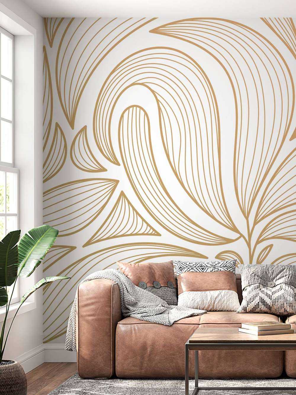 Art deco blomster