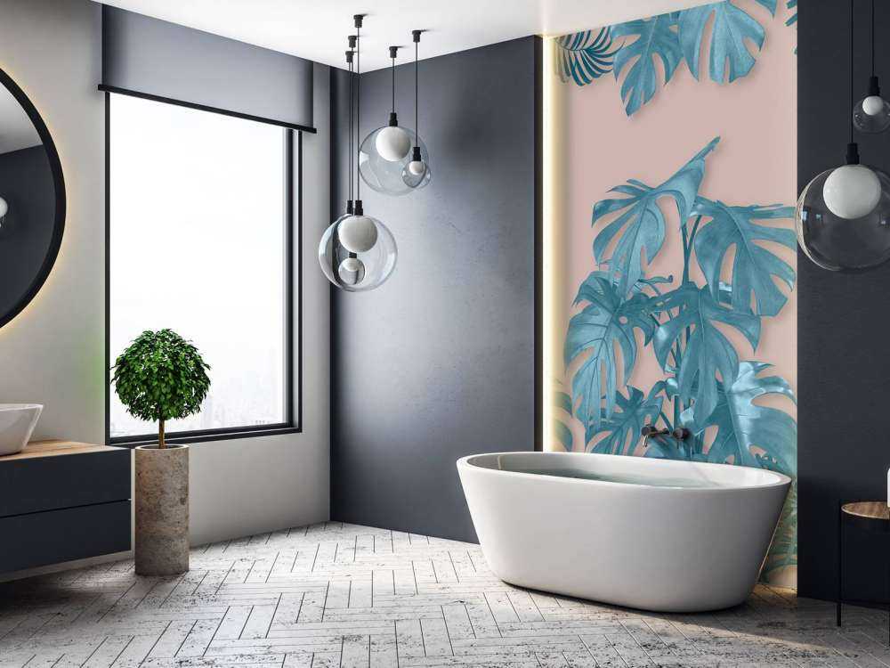 Mønster tropiske blader